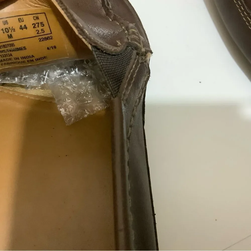 Clark’s leather driving slip Ons shoes - Mens 910.5 M/44